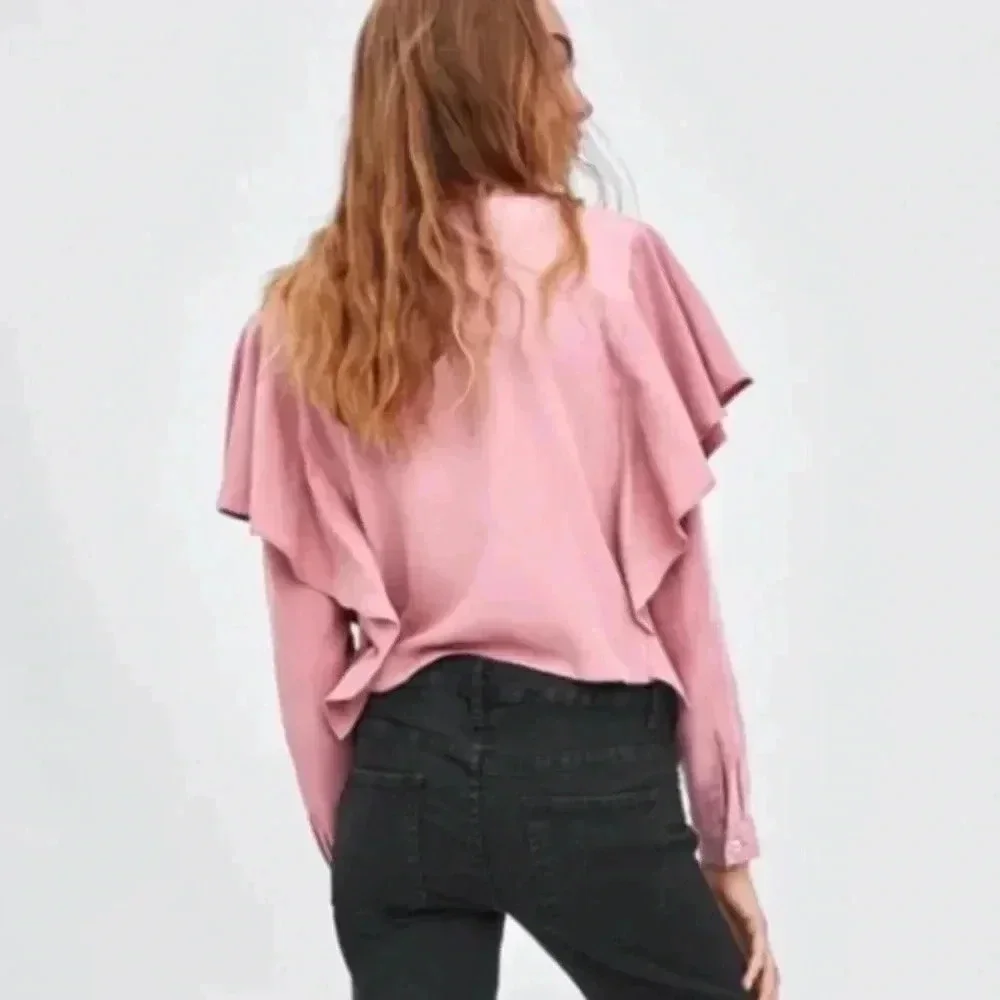 Zara Ruffled Top - Picture 2 of 10